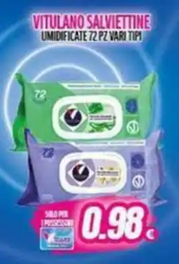 Vitulano Drugstore Vitulano salviettine umidificate offerta