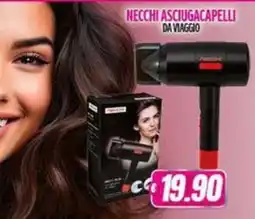 Vitulano Drugstore Necchi asciugacapelli da viaggio offerta