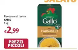 Futura Supermercati Riso carnaroli riserva Gallo offerta