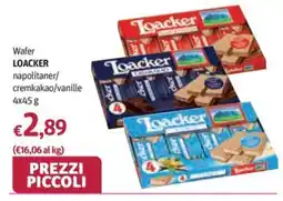Futura Supermercati Wafer LOACKER offerta