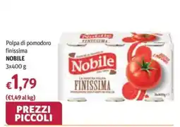 Futura Supermercati Polpa di pomodoro finissima Nobile offerta