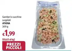 Futura Supermercati Gamberi e zucchine surgelati ATHINA offerta