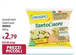 Futura Supermercati Carciofi interi Tanto Cuore OROGEL offerta