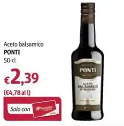 Futura Supermercati Aceto balsamico Ponti offerta
