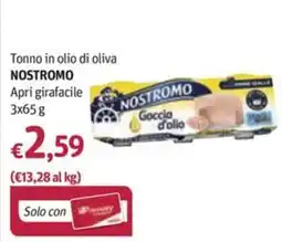 Futura Supermercati Tonno in olio di oliva NOSTROMO offerta