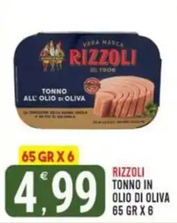 Tutto Buono Rizzoli tonno in olio di oliva offerta