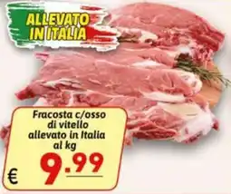 Ipercarni Fracosta c/osso di vitello allevato in Italia offerta