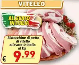 Ipercarni Bistecchine di petto di vitello offerta
