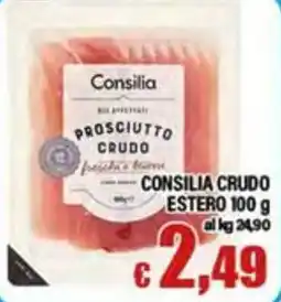 Top Supermercati Consilia prosciutto crudo offerta