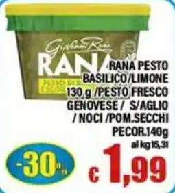 Top Supermercati Rana pesto basilico limone offerta