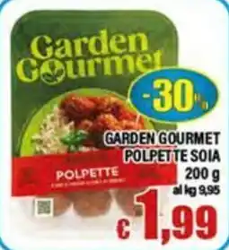 Top Supermercati Garden Gourmet polpette soia offerta