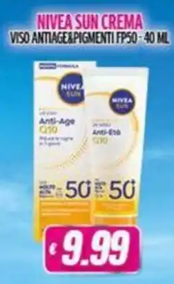 Vitulano Drugstore Nivea sun crema viso antiage&pigmenti offerta