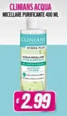 Vitulano Drugstore Clinians acqua micellare purificante offerta