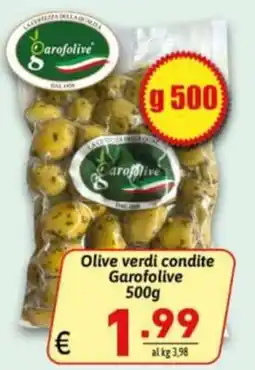 Ipercarni Olive verdi condite Garofolive offerta