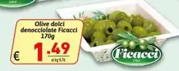 Ipercarni Olive dolci denocciolate Ficacci offerta