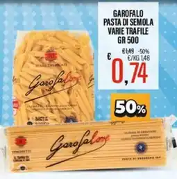 Supermercati EffePiù Garofalo pasta di semola varie trafile offerta