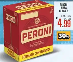 Supermercati EffePiù Peroni birra offerta