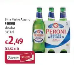 Futura Supermercati Birra Nastro Azzurro Peroni classica offerta