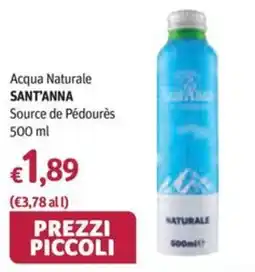 Futura Supermercati Acqua Naturale Sant'Anna offerta