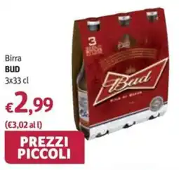 Futura Supermercati Birra BUD offerta