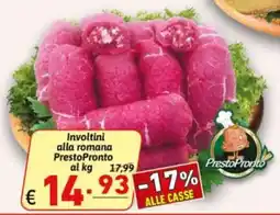 Ipercarni Involtini alla romana PrestoPronto offerta