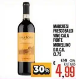 Supermercati EffePiù Marchesi Frescobaldi Vino Cala Forte Morellino D.O.C.G. offerta
