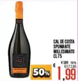 Supermercati EffePiù Cal de Costa spumante millesimato offerta