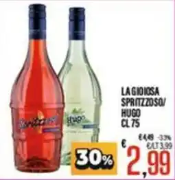 Supermercati EffePiù La gioiosa spritzoso Hugo offerta
