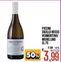 Supermercati EffePiù Piccini Sigillo Rosso Vermentino/Morellino offerta