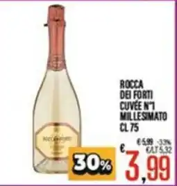 Supermercati EffePiù Rocca dei Forti Cuvée N°1 Millesimato offerta