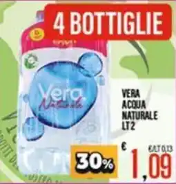 Supermercati EffePiù Vera Acqua Naturale offerta