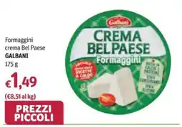 Futura Supermercati Crema Bel Paese Formaggini Galbani offerta