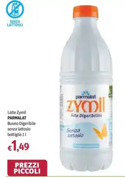 Futura Supermercati Latte Zymil Parmalat offerta