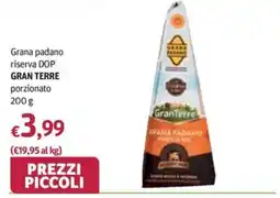 Futura Supermercati Grana padano riserva DOP GranTerre offerta