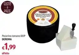 Futura Supermercati Pecorino romano DOP Deroma offerta