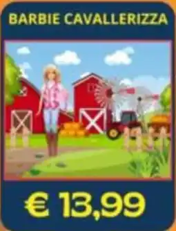 Cossuto Barbie cavallerizza offerta