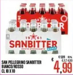 Supermercati EffePiù San Pellegrino Sanbitter Bianco/Rosso offerta