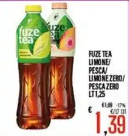 Supermercati EffePiù Fuze Tea Limone/Pesca offerta