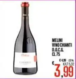 Supermercati EffePiù Melini vino chianti d.o.c.g. offerta