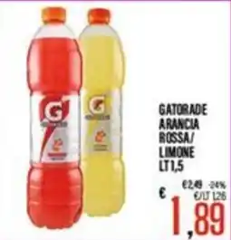 Supermercati EffePiù Gatorade arancia rossa/limone offerta