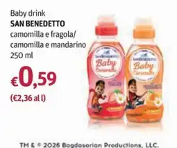Futura Supermercati San Benedetto Baby camomilla e fragola/camomilla e mandarino offerta