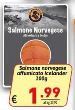 Ipercarni Salmone norvegese affumicato Icelandic offerta