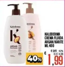 Supermercati EffePiù Kaloderma crema fluida argan/karite offerta