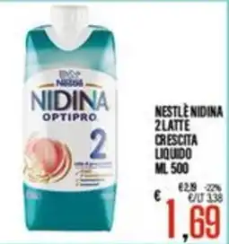 Supermercati EffePiù Nestlé Nidina Optipro 2 offerta