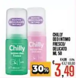 Supermercati EffePiù Chilly deodorante intimo offerta