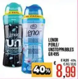 Supermercati EffePiù Lenor Perle/Unstoppables offerta