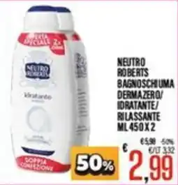 Supermercati EffePiù Neutro Roberts bagnoschiuma idratante offerta
