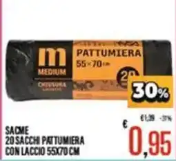 Supermercati EffePiù Sacche pattumiera medium offerta