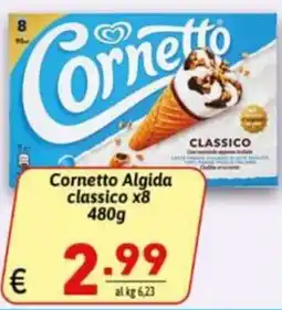 Ipercarni Cornetto Algida classico offerta
