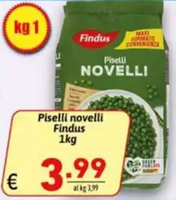 Ipercarni Piselli novelli Findus offerta
